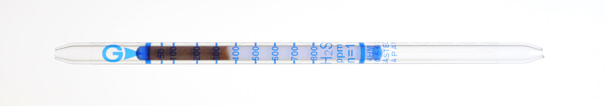 Tube détecteur H2S Gastec n° 4HM, 25–1600 ppm, boîte de 10