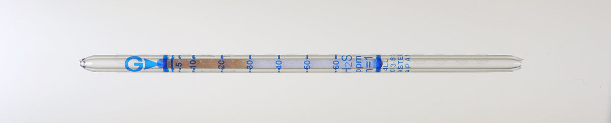 Tube détecteur H2S Gastec n° 4LL, 0,25–120 ppm, boîte de 10