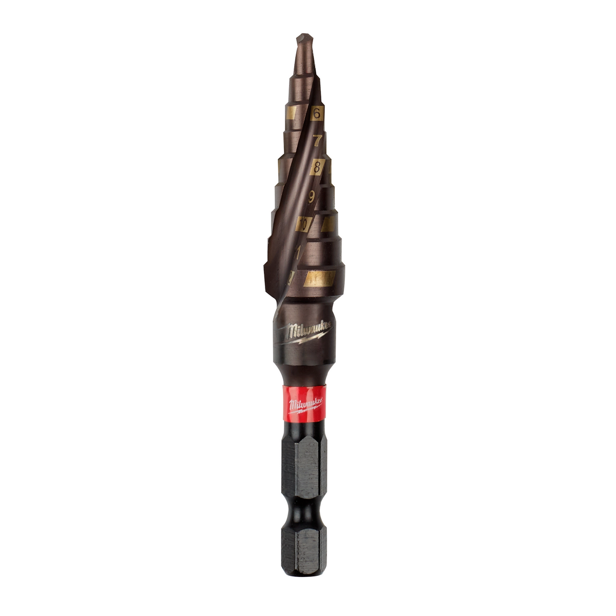 Foret étagé métrique SHOCKWAVE Impact Duty Milwaukee 48-89-9261, 4-12 mm