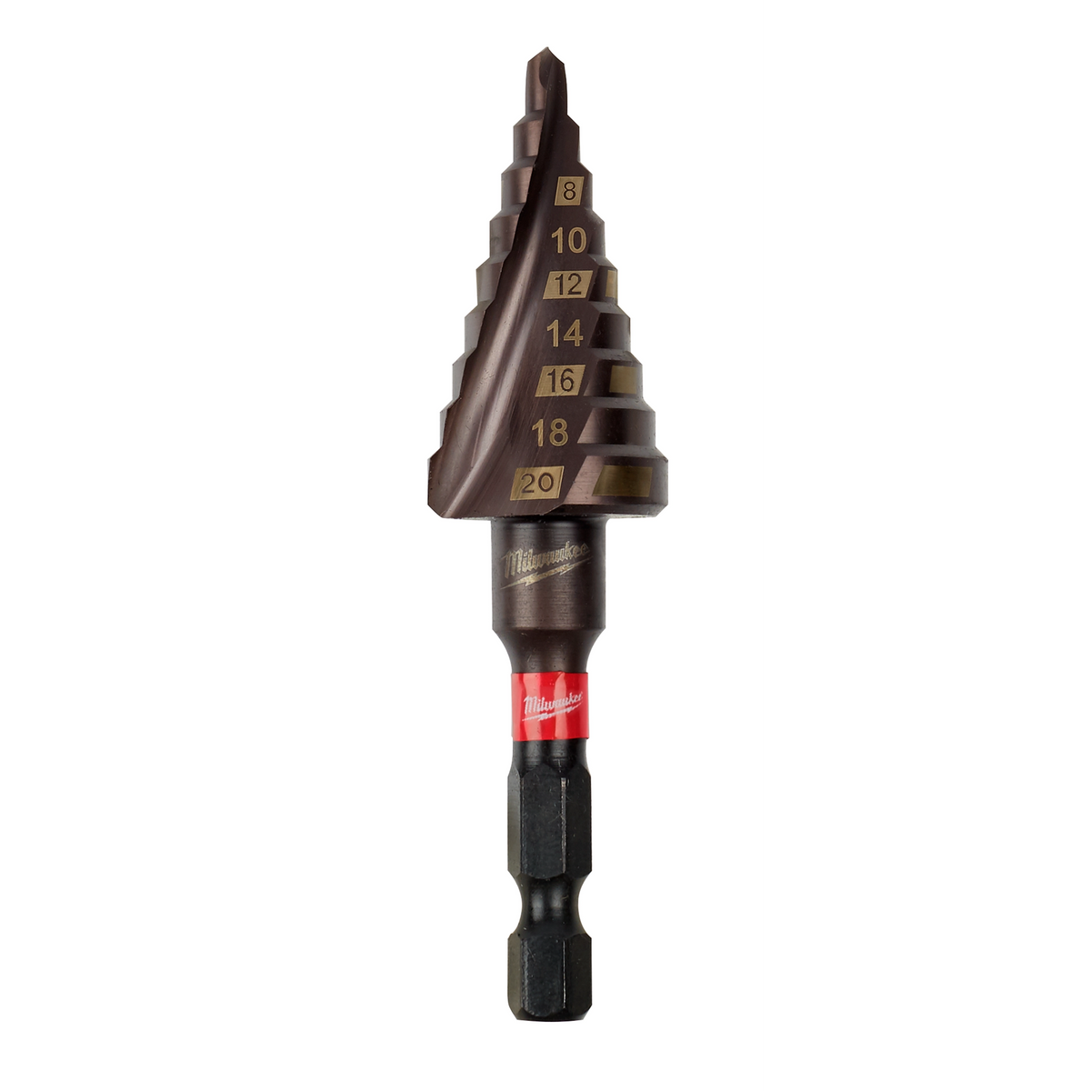 Foret étagé métrique SHOCKWAVE Impact Duty Milwaukee 48-89-9263, 4-20 mm