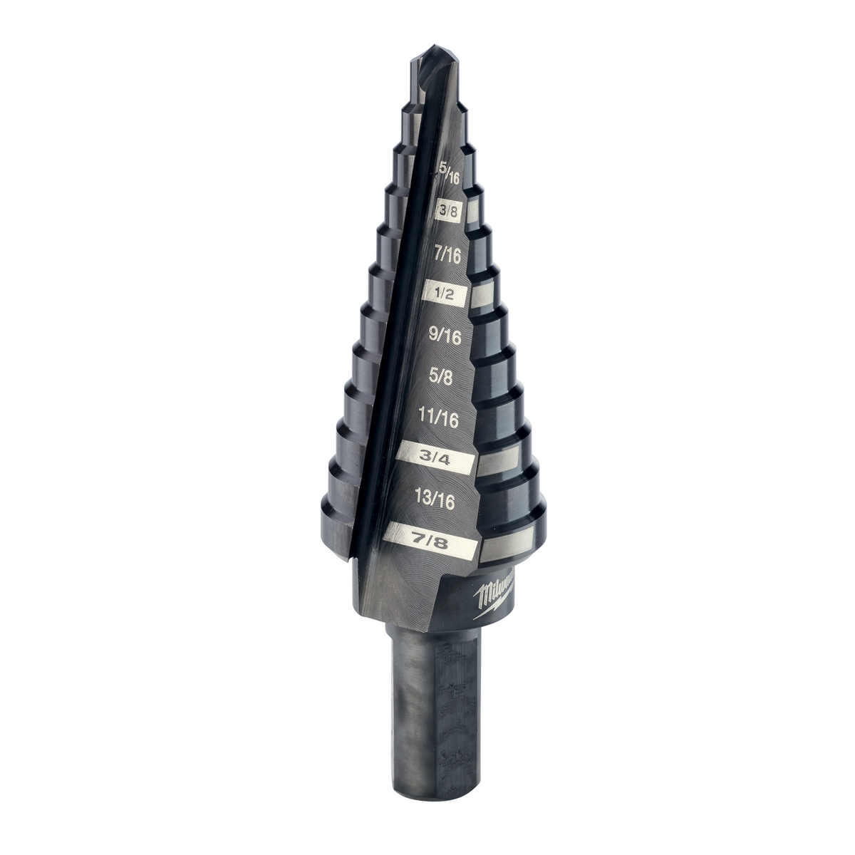 Foret étagé no 4 Milwaukee 48-89-9204, 3/16 po à 7/8 po par 1/16 po