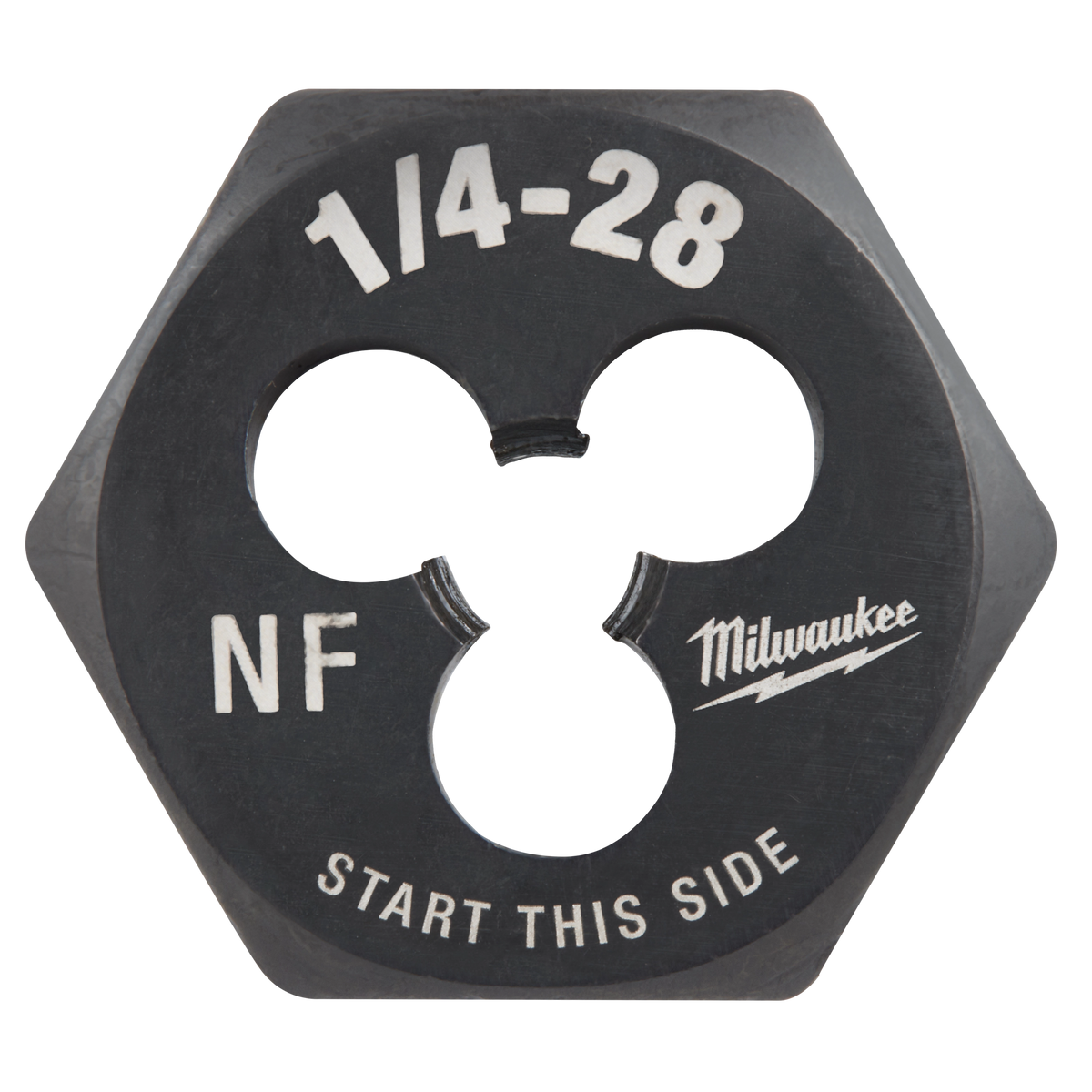 Filière hexagonale Milwaukee 49-57-5338, 1/4-28 NF, hexagone 1 po