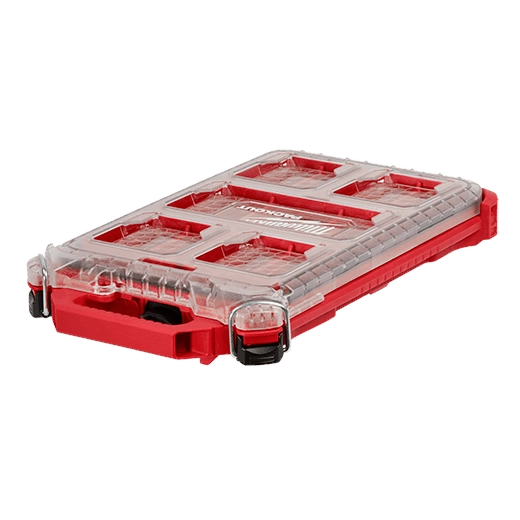 Organisateur compact à profil bas Milwaukee 48-22-8436 PACKOUT, 4 petits bacs et 1 grand bac