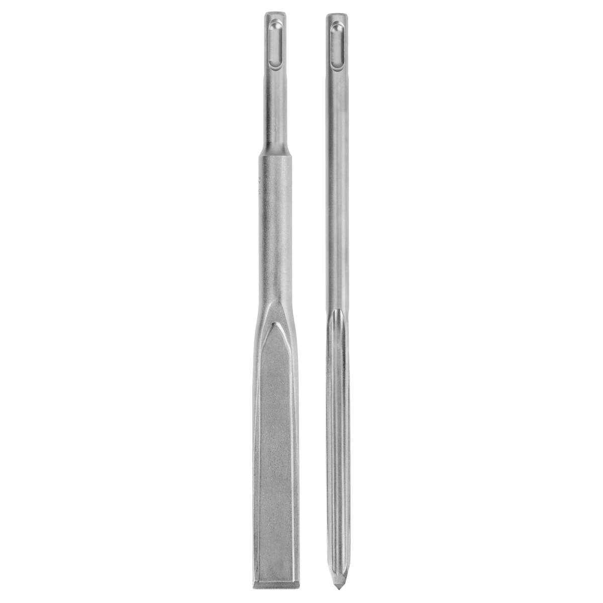 Ensemble de 2 burins SDS-Plus Milwaukee 48-62-6080, pointe et plat, 10 po