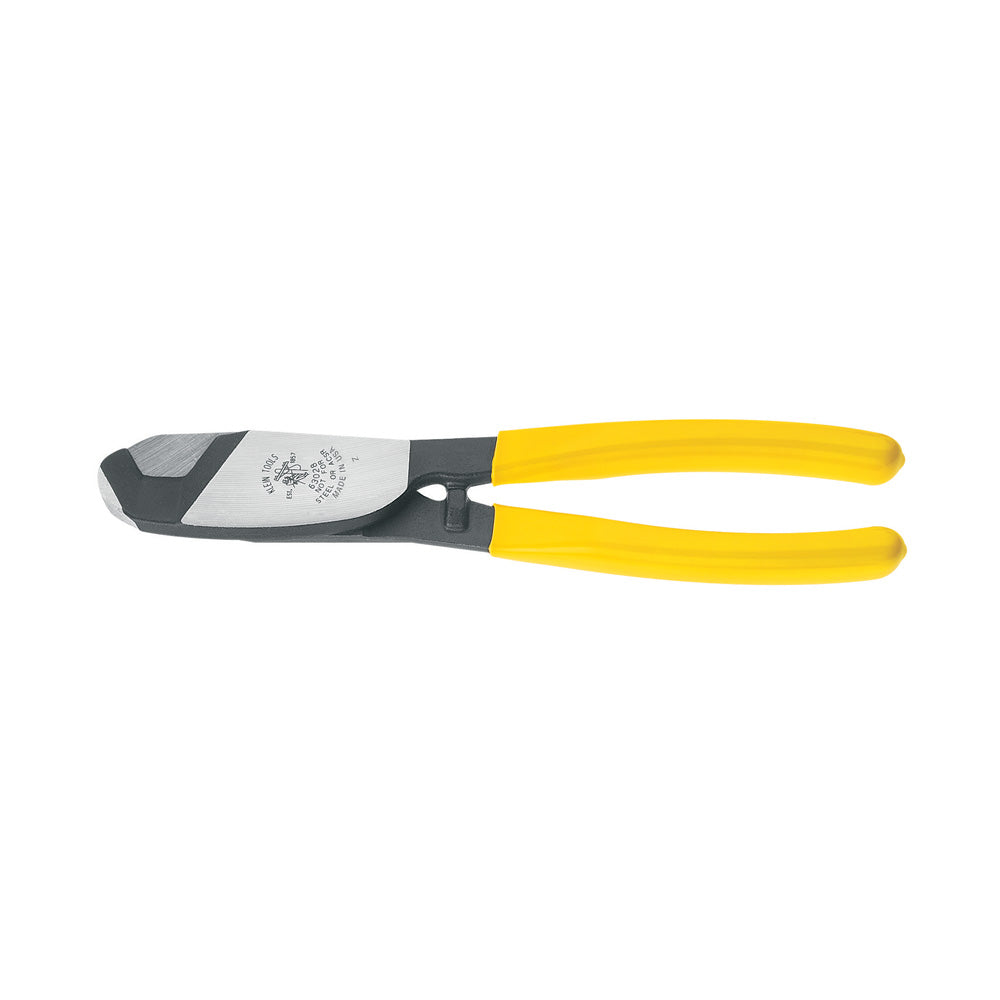 Coupe-câble coaxial, manches jaunes trempés dans le plastique, Klein Tools 63028