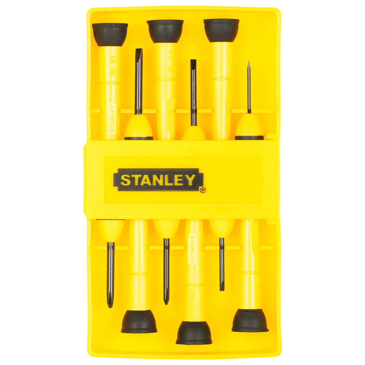 Jeu de 6 tournevis de précision, plats et Phillips, Stanley 66-052