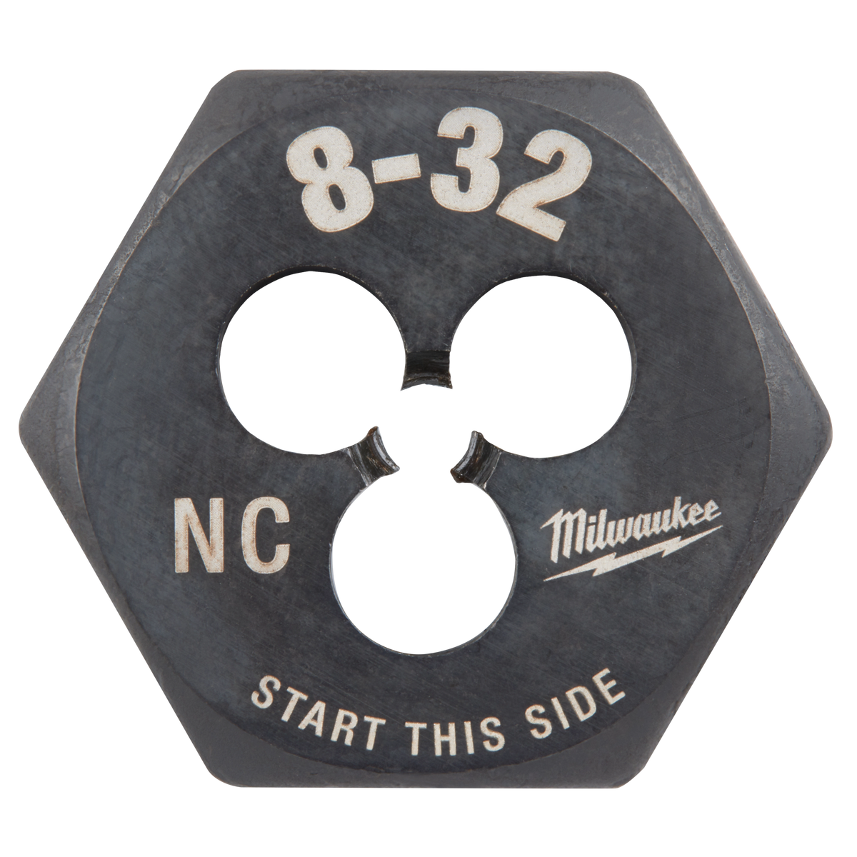 Filière hexagonale Milwaukee 49-57-5321, 8-32 NC, hexagone 1 po