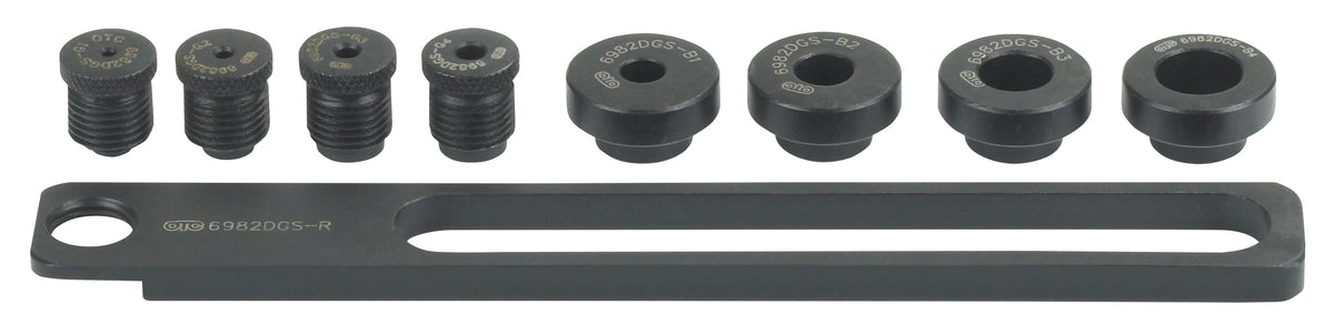 Jeu de guides de perçage, rail, 4 bagues et 4 guides, OTC 6982DGS