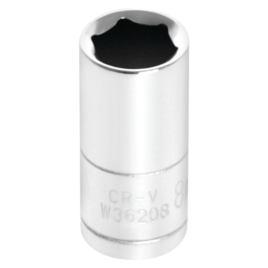 Douille métrique 6 pans Performance Tool W36208, 8 mm, entraînement 1/4 po
