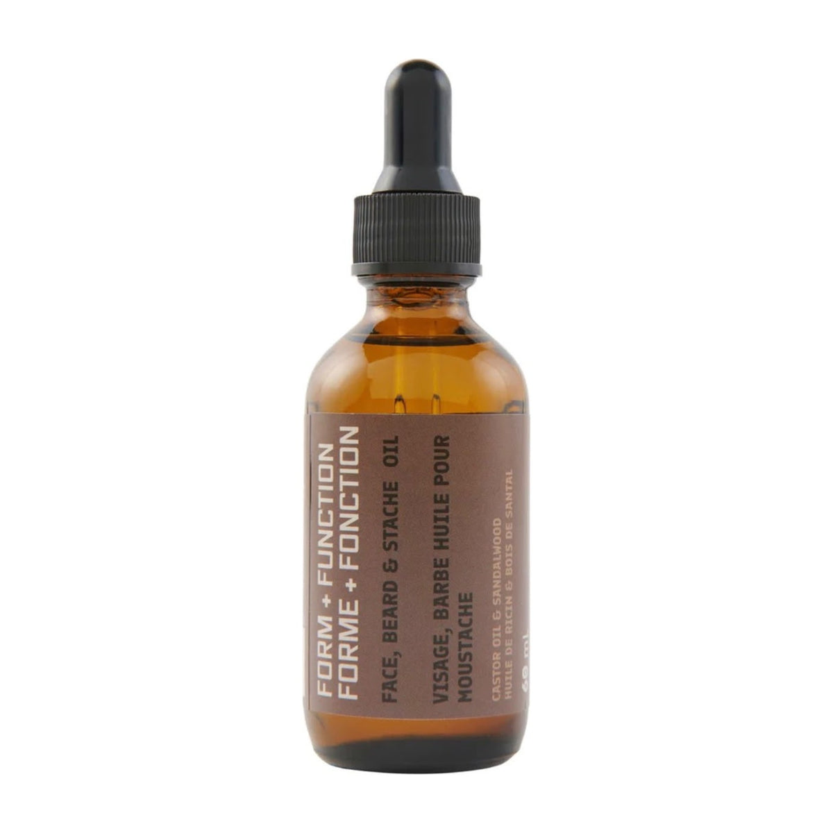 Huile visage, barbe et moustache Form + Function – 60 ml