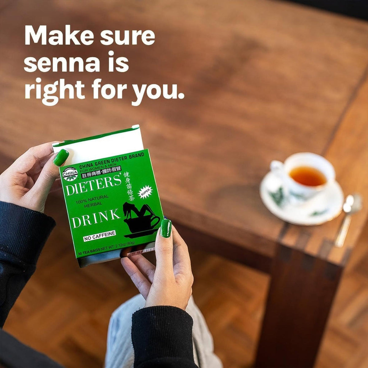 Uncle Lee China Green Dieters Tea – Senna Detox Tea – 30 Tea Bags – Pack of 2