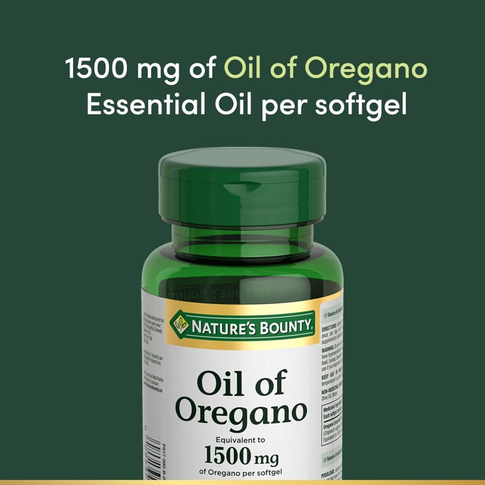 Nature's Bounty Oregano Oil 1500mg – 90 Softgels