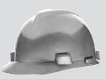 Casque MSA 10025227, style casquette, argent