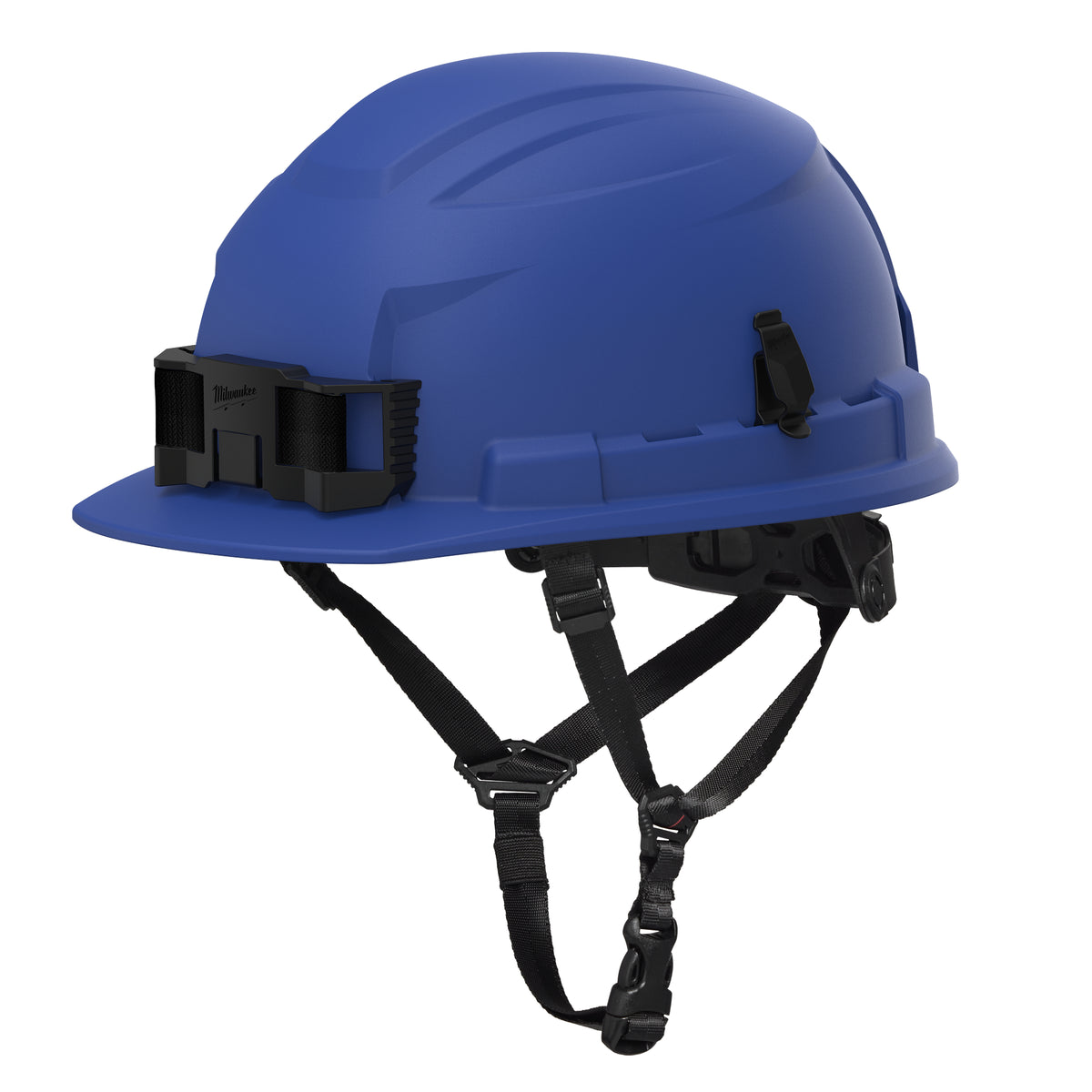 Casque de sécurité non ventilé Milwaukee 48-73-1525, visière avant, bleu