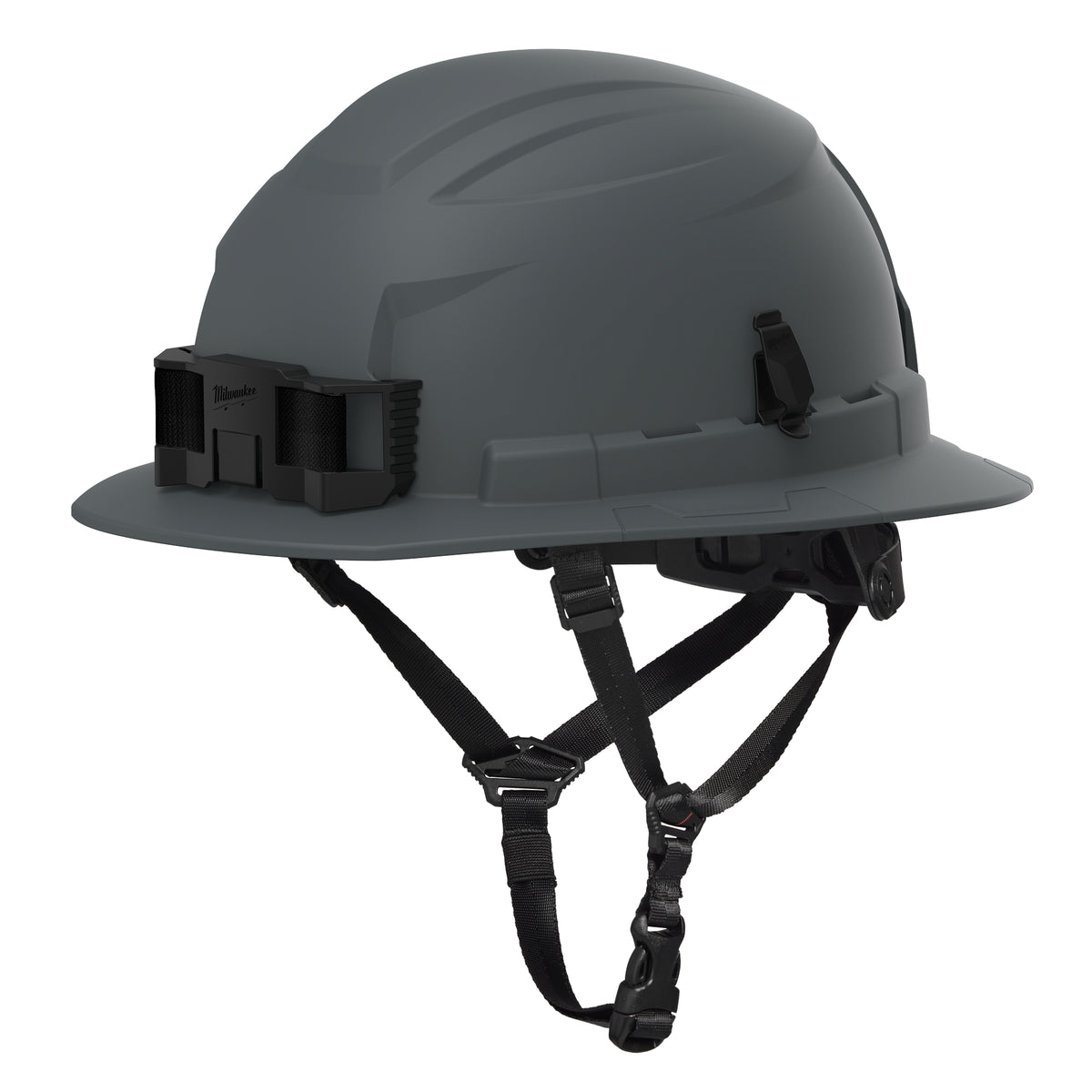 Casque de sécurité non ventilé Milwaukee 48-73-1555, bord complet, gris