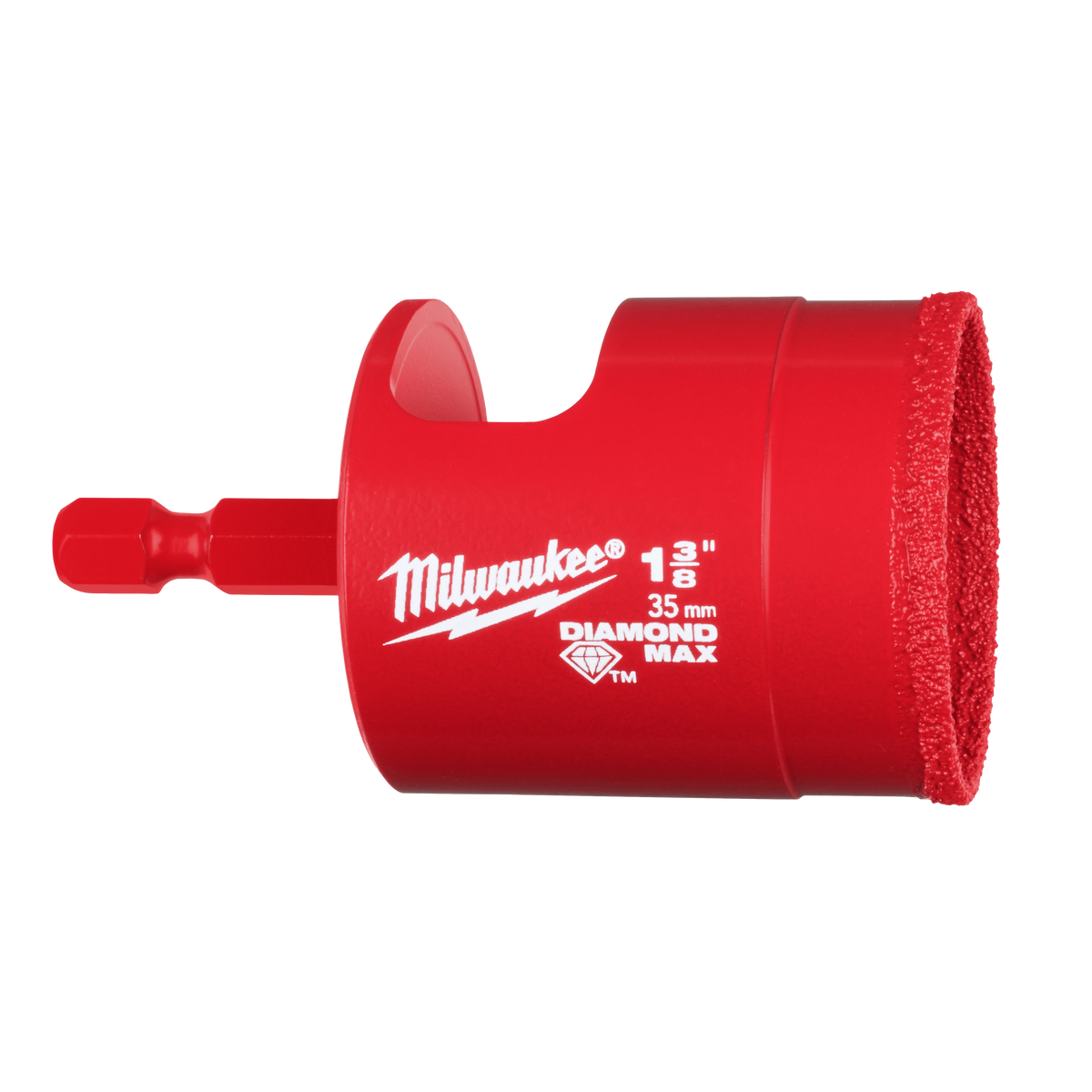Scie cloche diamantée à tige Milwaukee 49-56-0520, 1-3/8 po