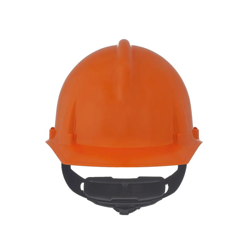 Casque MSA 804396, style casquette, à fentes, orange vif