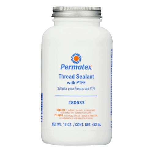 Scellant pour filets Permatex avec PTFE, pot à pinceau de 473 mL