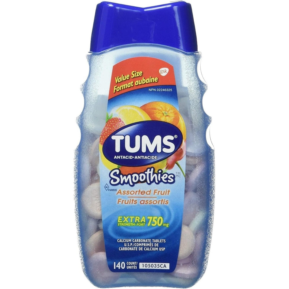 Tums Ultra Strength Antacid – 200 Tablets – Peppermint, Assorted Fruit & Smoothies