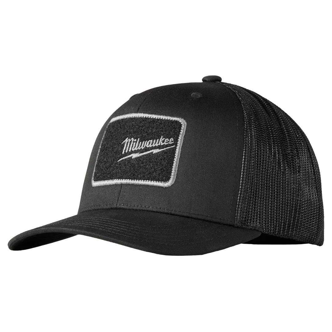 Casquette de protection Milwaukee 48-73-1063, noire, style casquette de baseball, fermeture snapback