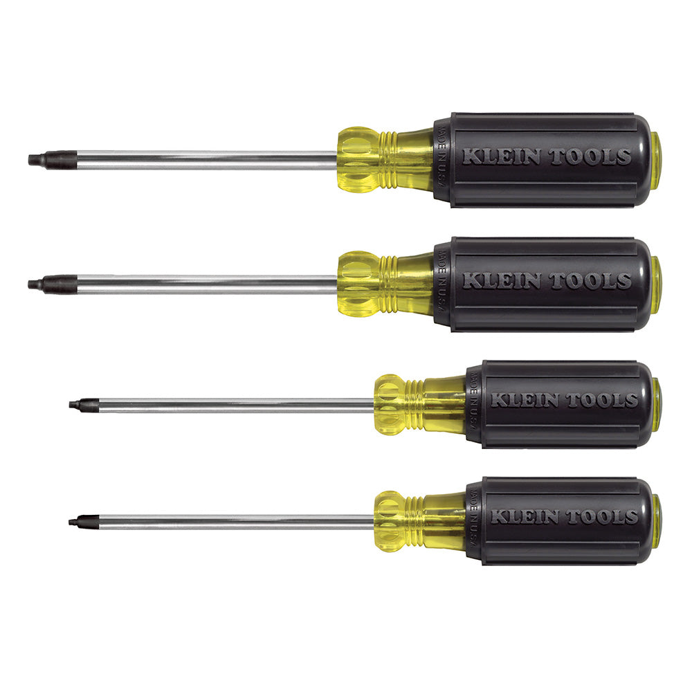 Jeu de 4 tournevis à empreinte carrée Klein Tools 85664