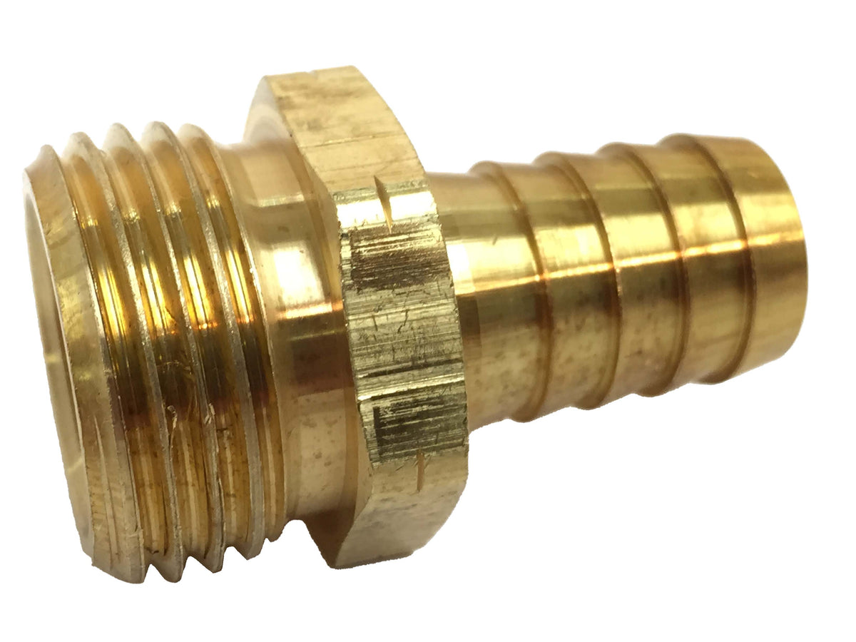 Adaptateur de boyau d'arrosage en laiton Sioux Chief, MHT 3/4 po x cannelure 1/2 po