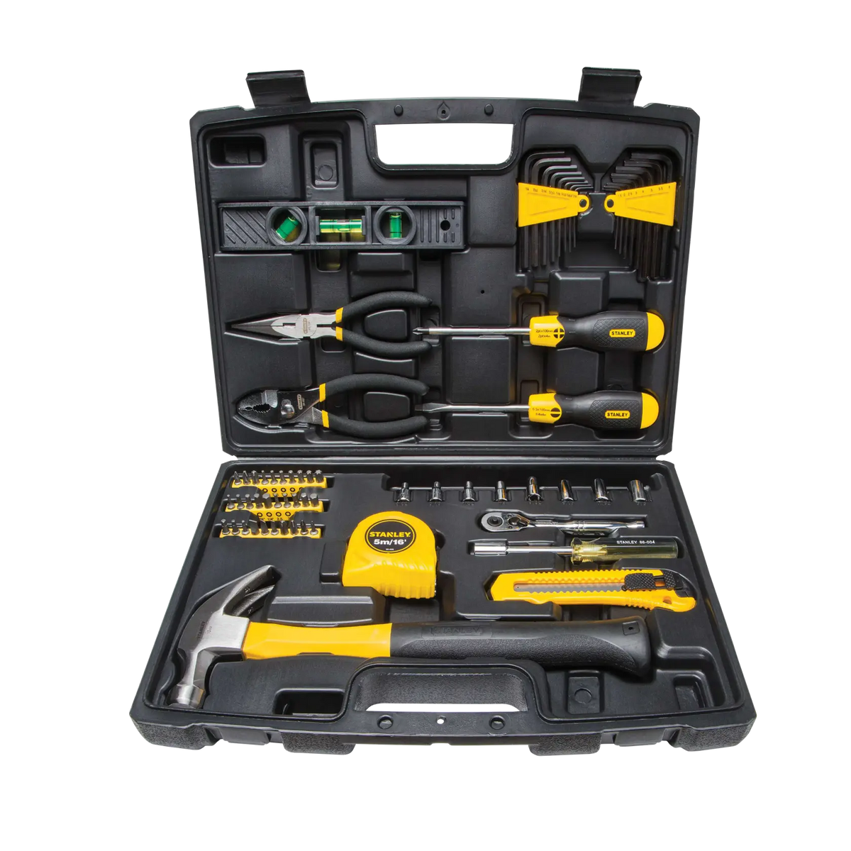 Trousse à outils Stanley 94-248 pour la maison, 65 pièces, avec cliquet 1/4 po et mallette