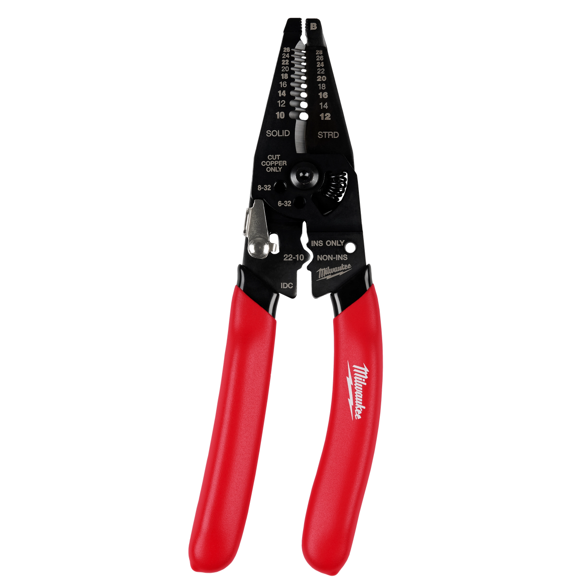 Pince à dénuder et couper multi-usage Milwaukee 48-22-3052, 10-28 AWG, tête renforcée