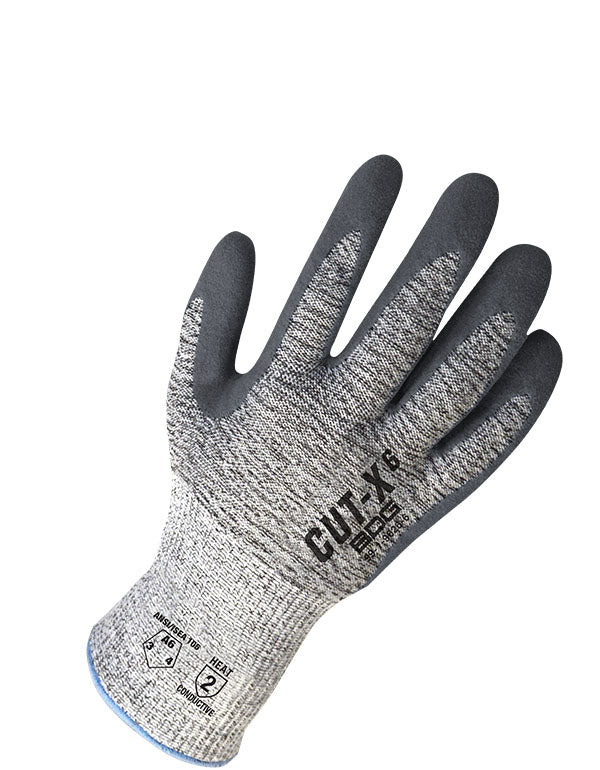 Gants de travail enduits de nitrile Bob Dale Gloves 99-1-9626, tricot HPPE jauge 13, gris, vendus à la paire