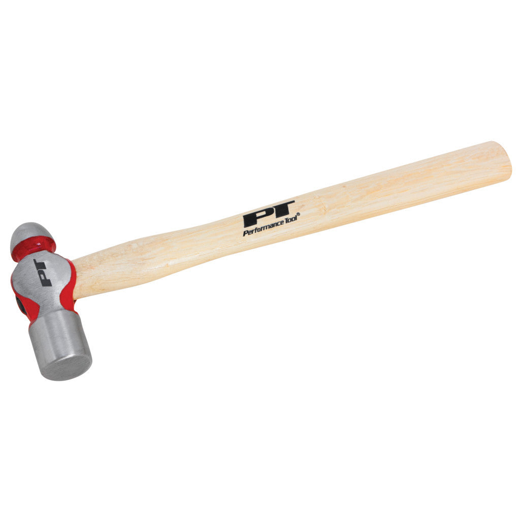 Marteau à panne sphérique Performance Tool W1134-16, 16 oz, manche en bois