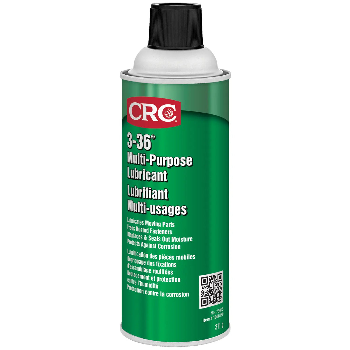 Lubrifiant de précision multi-usage CRC 3-36, aérosol de 311 g