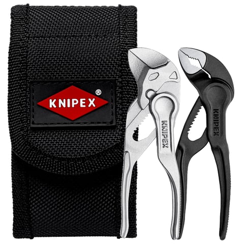 Jeu de mini pinces XS Knipex 00 20 72 V04 XS, 2 pinces avec étui de ceinture