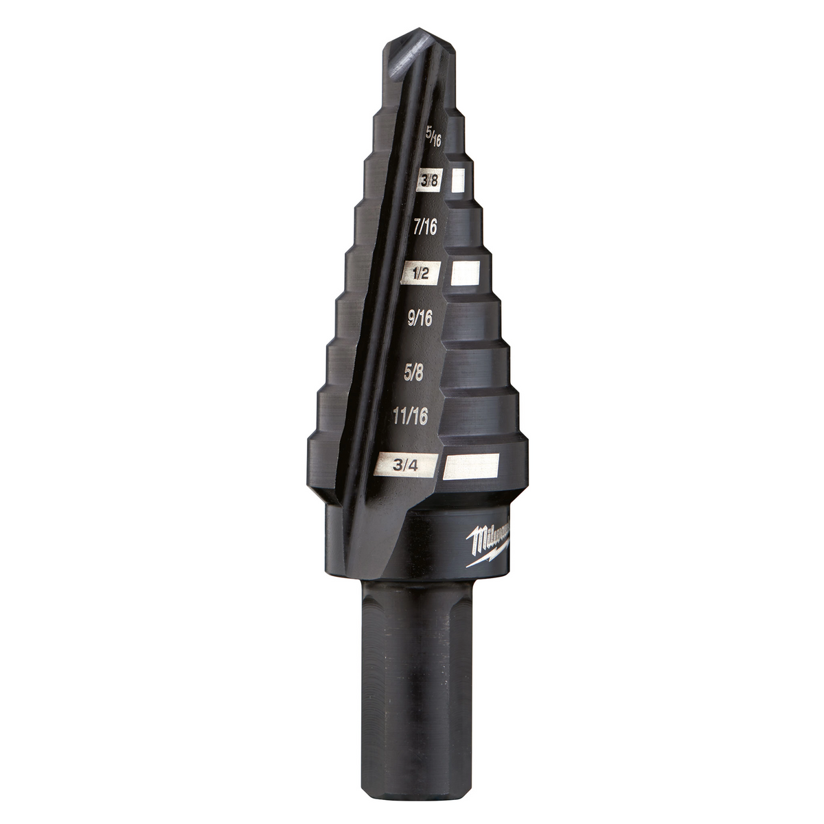 Foret étagé no 3 Milwaukee 48-89-9203, 1/4 po à 3/4 po par 1/16 po