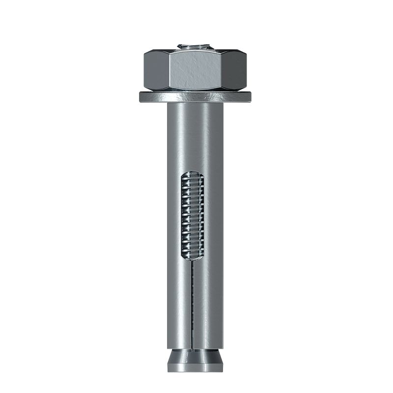 Ancrage à manchon Simpson Strong-Tie Sleeve-All SL31112H, 7,9 x 38 mm (5/16 x 1-1/2 po), tête hexagonale, zingué, vendu à l’unité