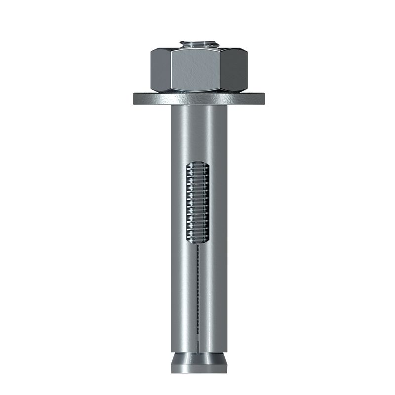 Ancrage à manchon Simpson Strong-Tie Sleeve-All SL37178H, 9,5 x 48 mm (3/8 x 1-7/8 po), tête hexagonale, zingué, vendu à l’unité