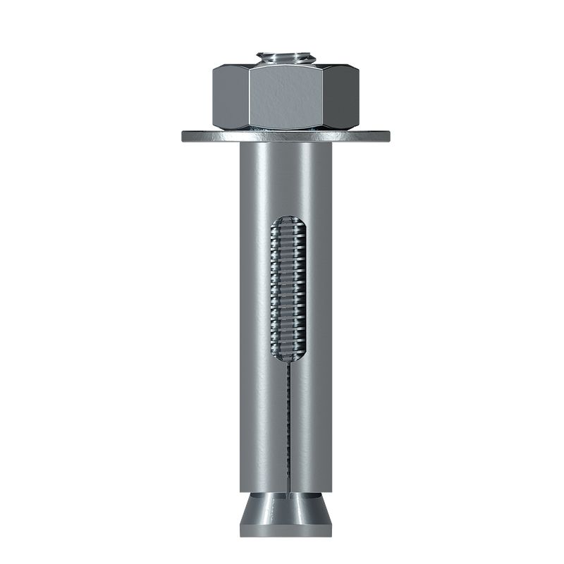 Ancrage à manchon Simpson Strong-Tie Sleeve-All SL50214H, 12,7 x 57 mm (1/2 x 2-1/4 po), tête hexagonale, zingué, vendu à l’unité