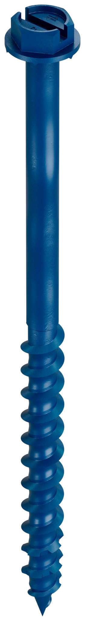 Vis à béton et maçonnerie Simpson Strong-Tie Titen Turbo TNT18334H, 4,8 mm x 95 mm (3/16 x 3-3/4 po), tête hexagonale, vendue à l’unité