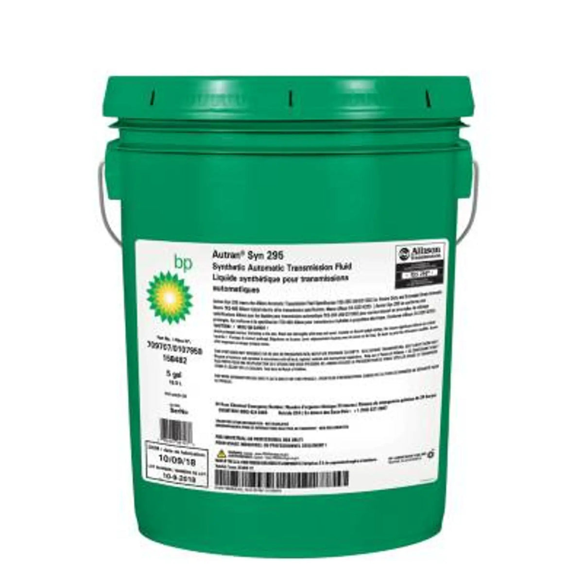 Huile Transmission Automatique CASTROL BP Autran Syn 295 – 18.93L – Réf : 0107959