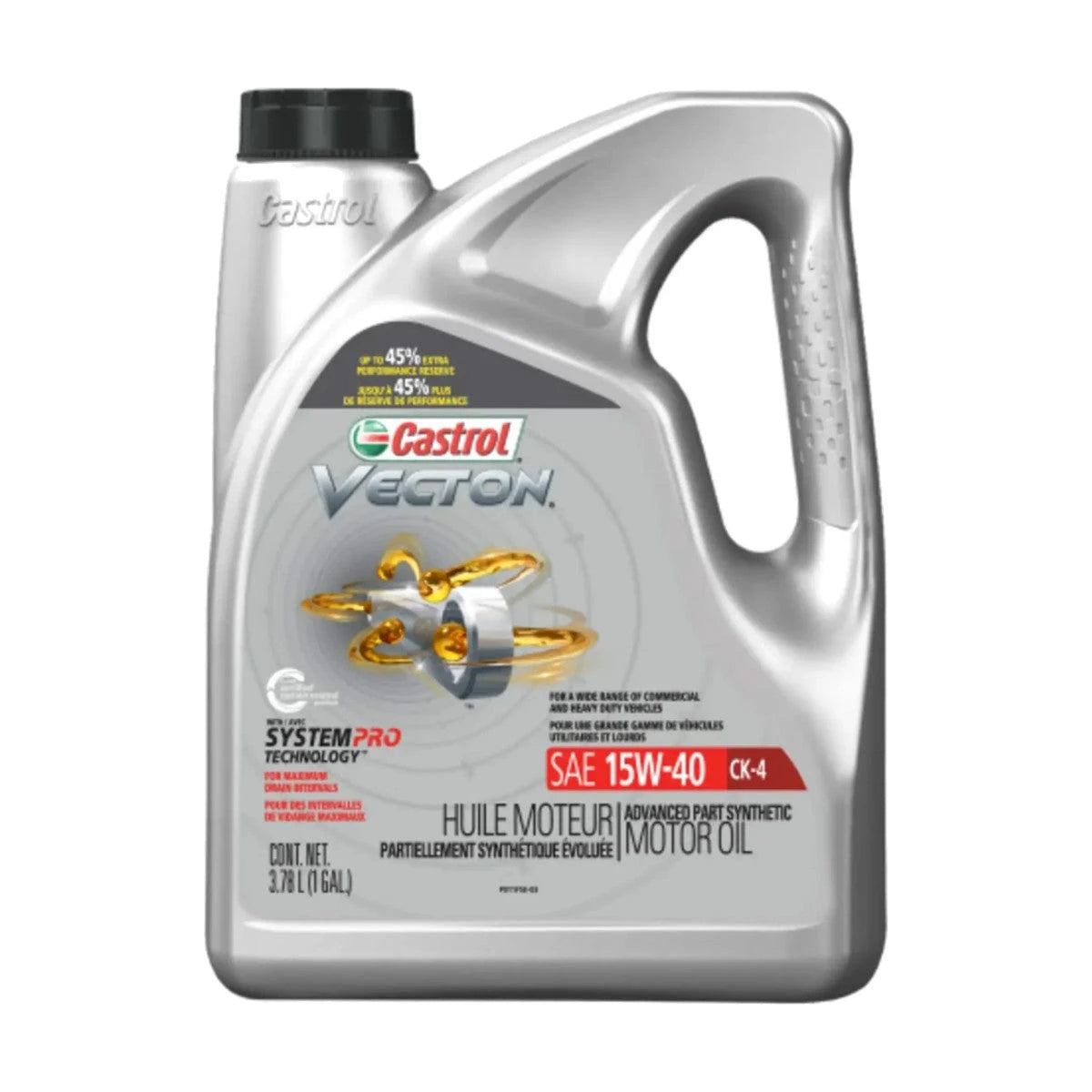 Huile moteur diesel Castrol Vecton CK-4 15W-40 – 3,78 L