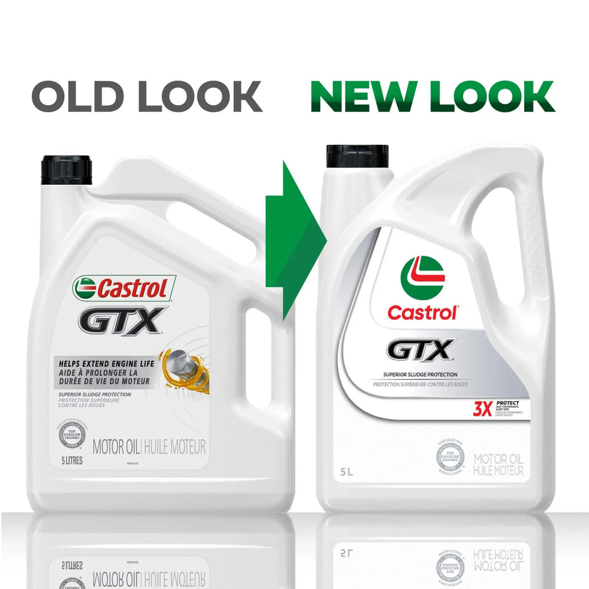 Huile moteur Castrol GTX ultraclean 5W-30, 5 L