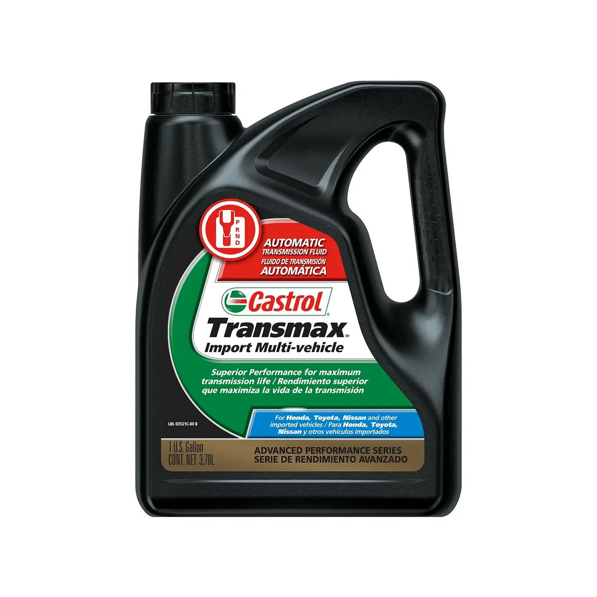 Huile moteur CASTROL TRANSMAX pour transmission automatique véhicules multiples importés