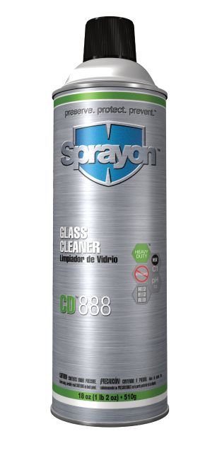 Nettoyant à vitres Sprayon CD888, mousse sans ammoniaque, aérosol de 20 oz (18 oz net)