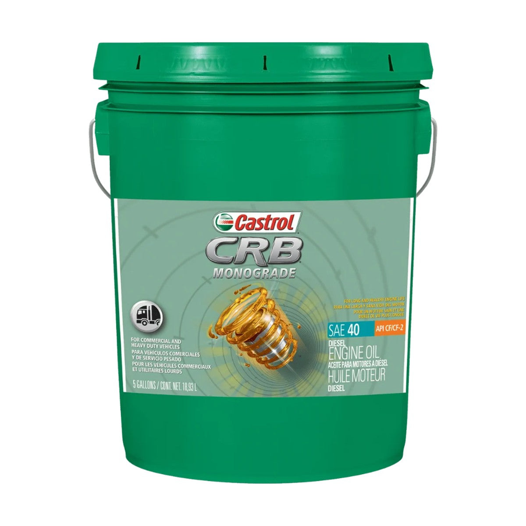 Huile Moteur Diesel CASTROL CRB Monograde SAE 40 – 18.93L – Réf : 0900859