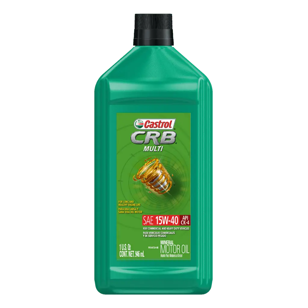 Huile moteur diesel CRB-Multi CK-4 15W40 – Réf. 15B1A2 – Carton 12 x 946 ml – Castrol