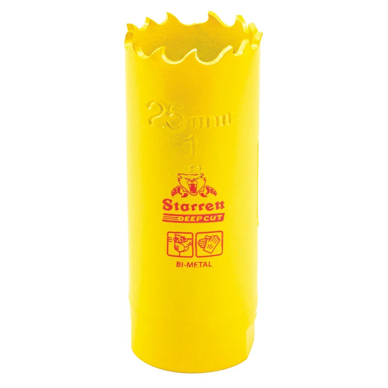 Scie cloche bimétal à coupe profonde Starrett DCH0100-G, 1 po (25 mm)