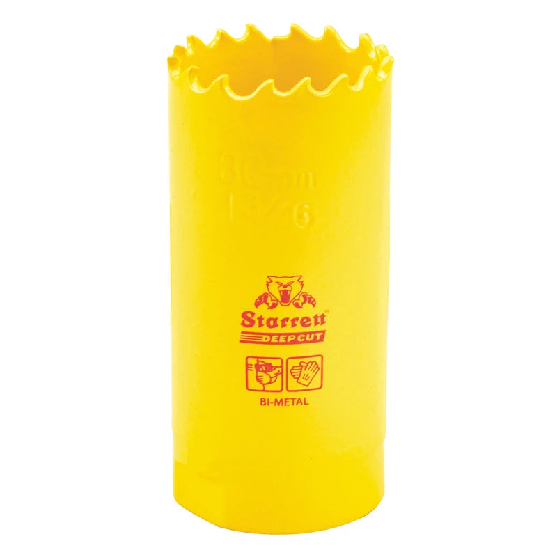 Scie cloche bimétal à coupe profonde Starrett DCH0136-G, 1-3/16 po (30 mm)