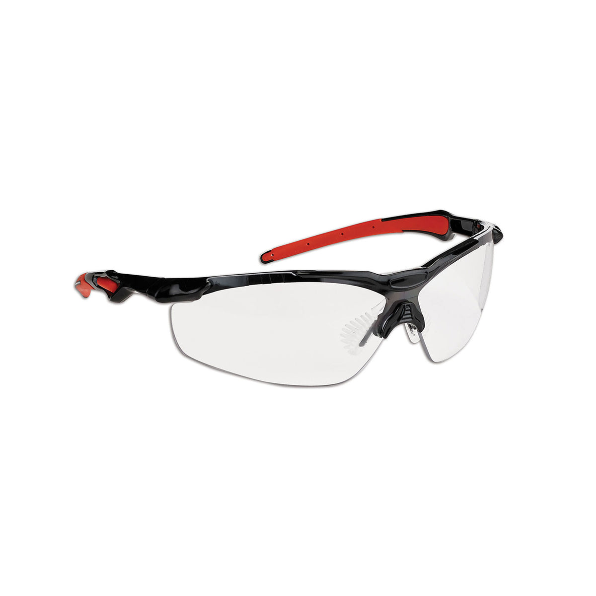 Dynamic EP825C, lunettes de sécurité semi-cerclées, verres incolores, monture noire