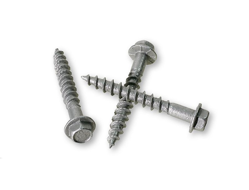 Vis de connecteur Simpson Strong-Tie Strong-Drive SD n° 10 x 1-1/2″, galvanisée mécaniquement, empreinte hexagonale 1/4″, boîte de 100