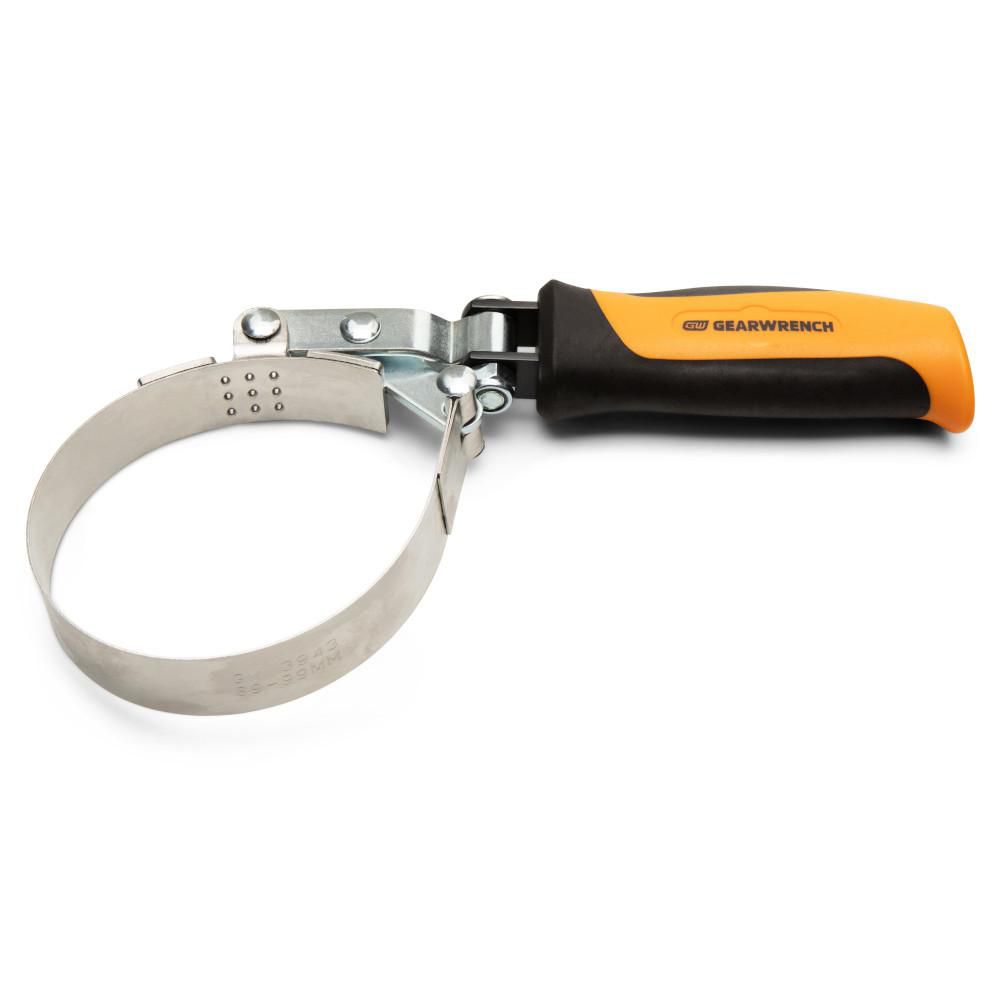 Clé à filtre à huile Pro Swivoil GearWrench 3943, grande taille, 3.50 à 3.90 po