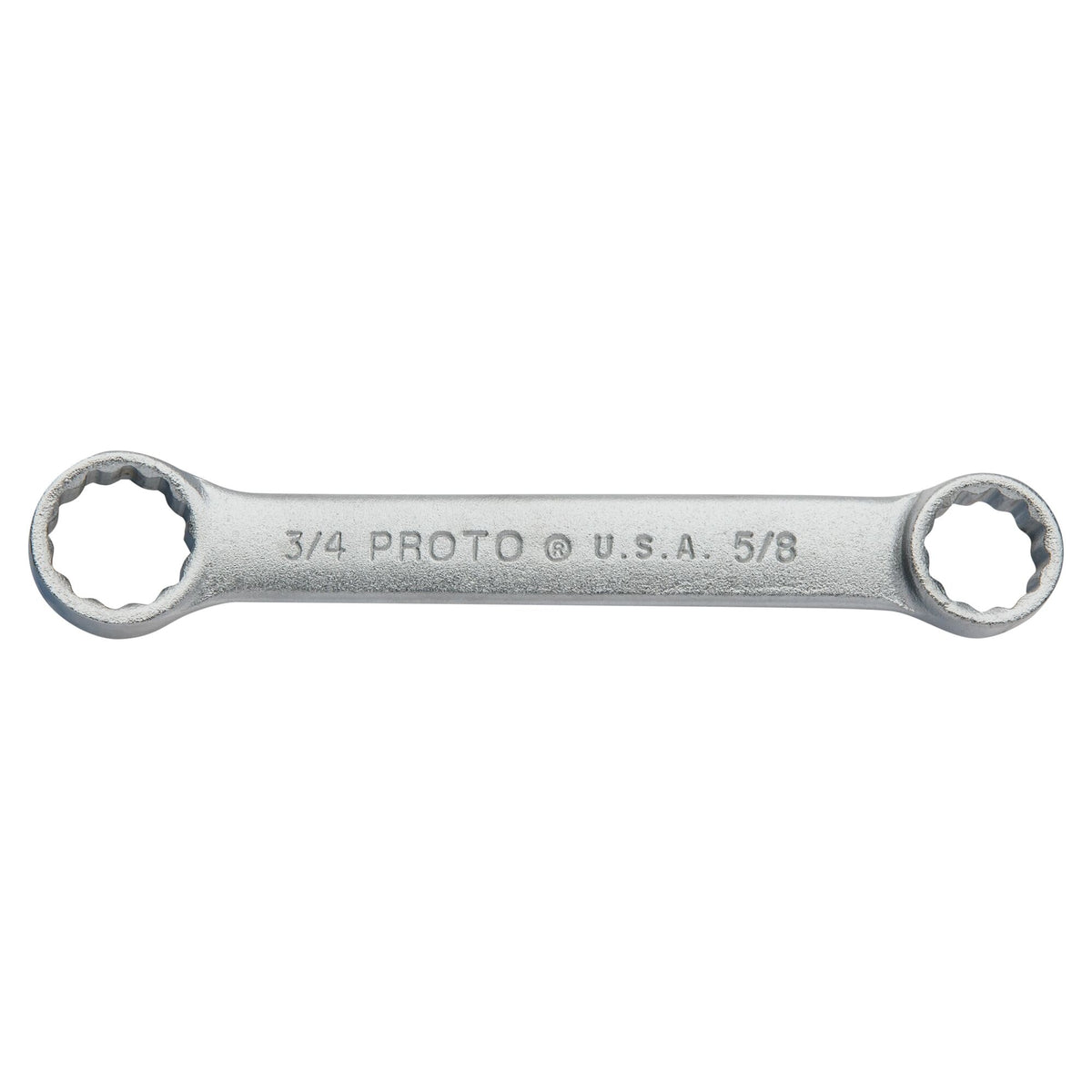 Clé polygonale double courte Proto J1131, 5/8 po x 3/4 po, 12 pans, satinée